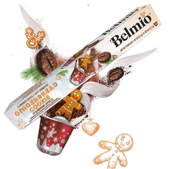 Belmio Gingerbread Cookie 10бр Nespresso съвместими капсули 