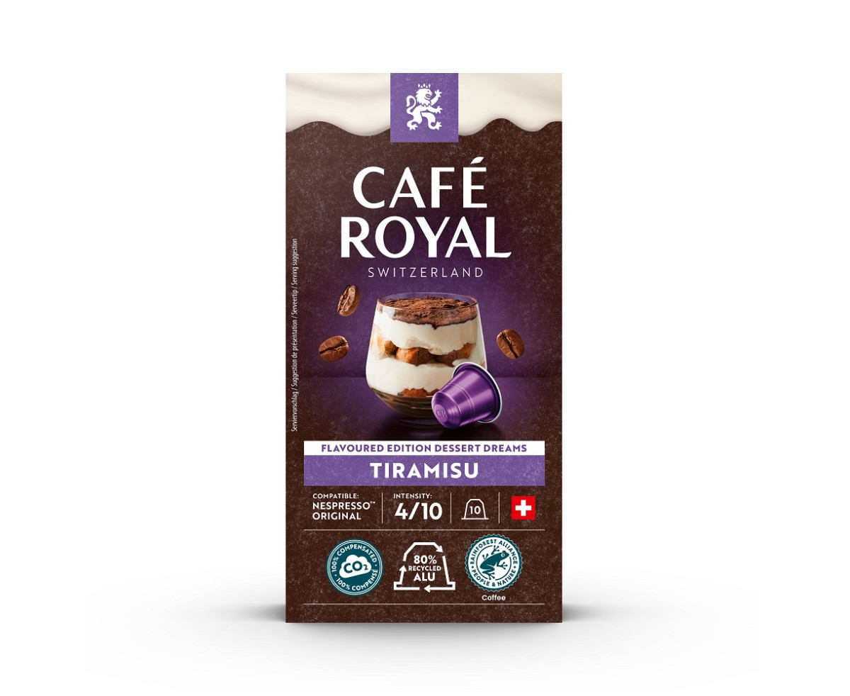 Cafe Royal Dessert Dreams Tiramisu 10бр капсули за Nespresso кафемашина Cafe Royal Dessert Dreams Tiramisu 10бр капсули за Nespresso кафемашина