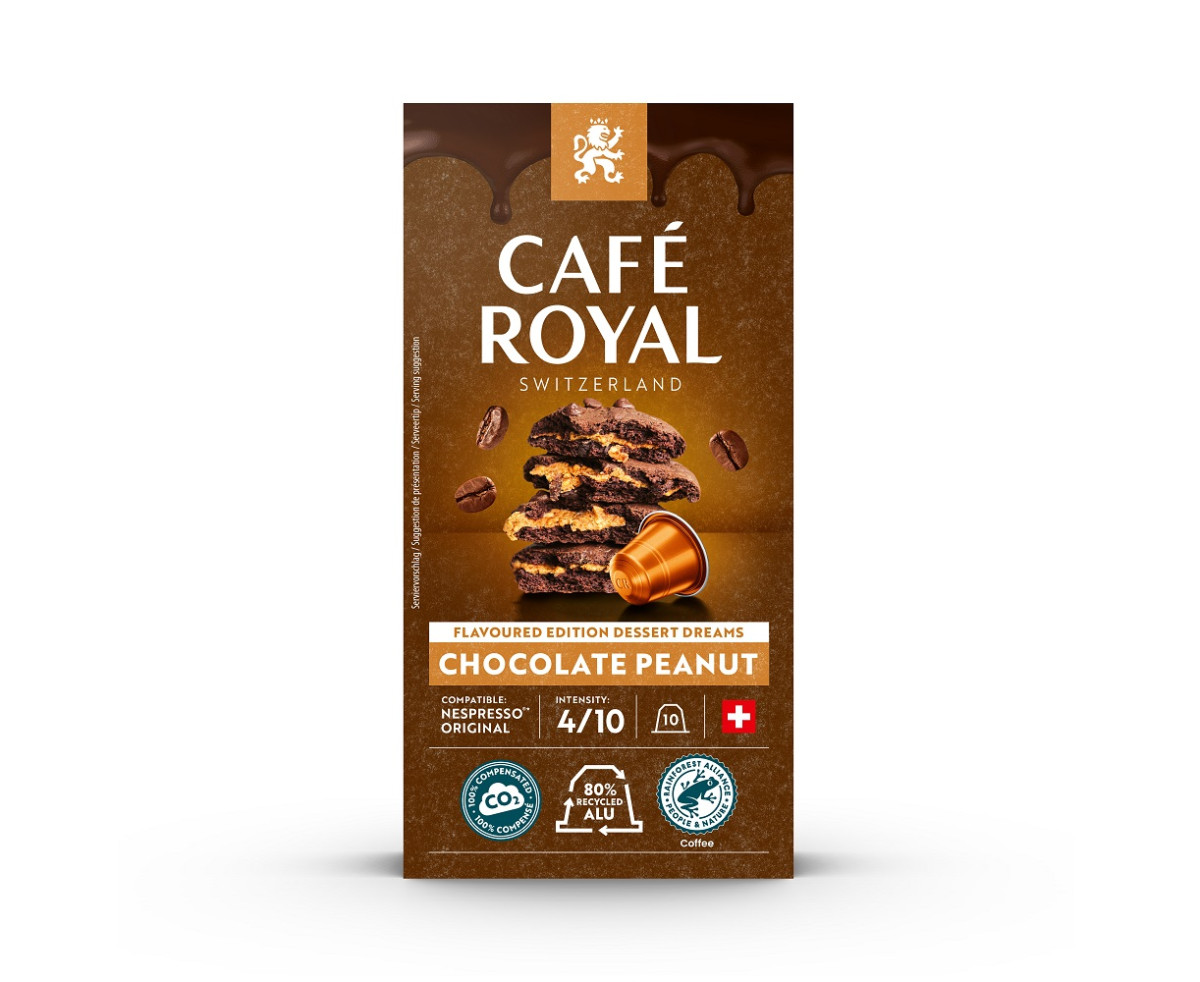 Cafe Royal Chocolate Peanut 10бр капсули за Nespresso кафемашина Cafe Royal Chocolate Peanut 10бр капсули за Nespresso кафемашина