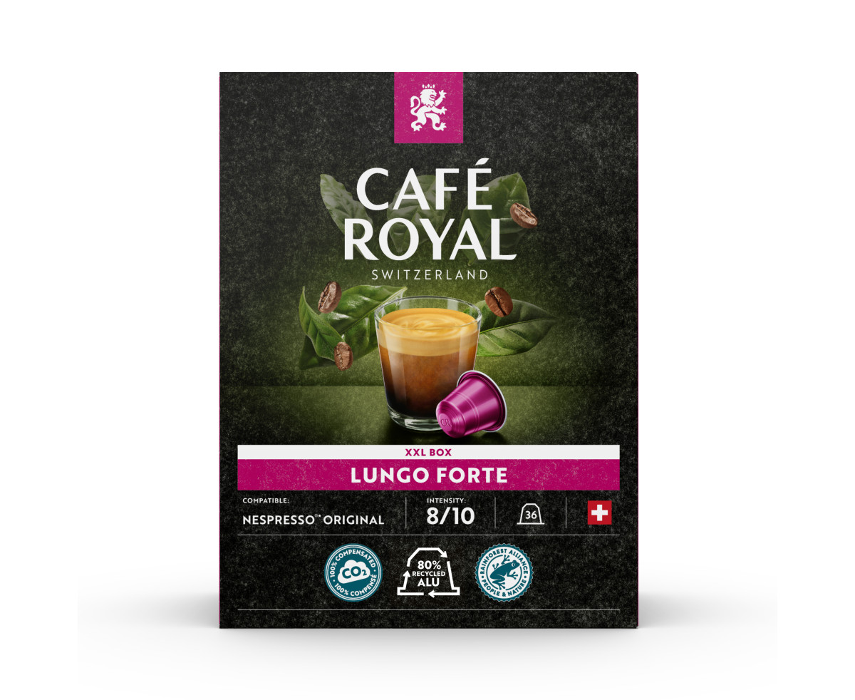 Cafe Royal Lungo Forte 36бр капсули за Nespresso кафемашина Cafe Royal Lungo Forte 36бр капсули за Nespresso кафемашина