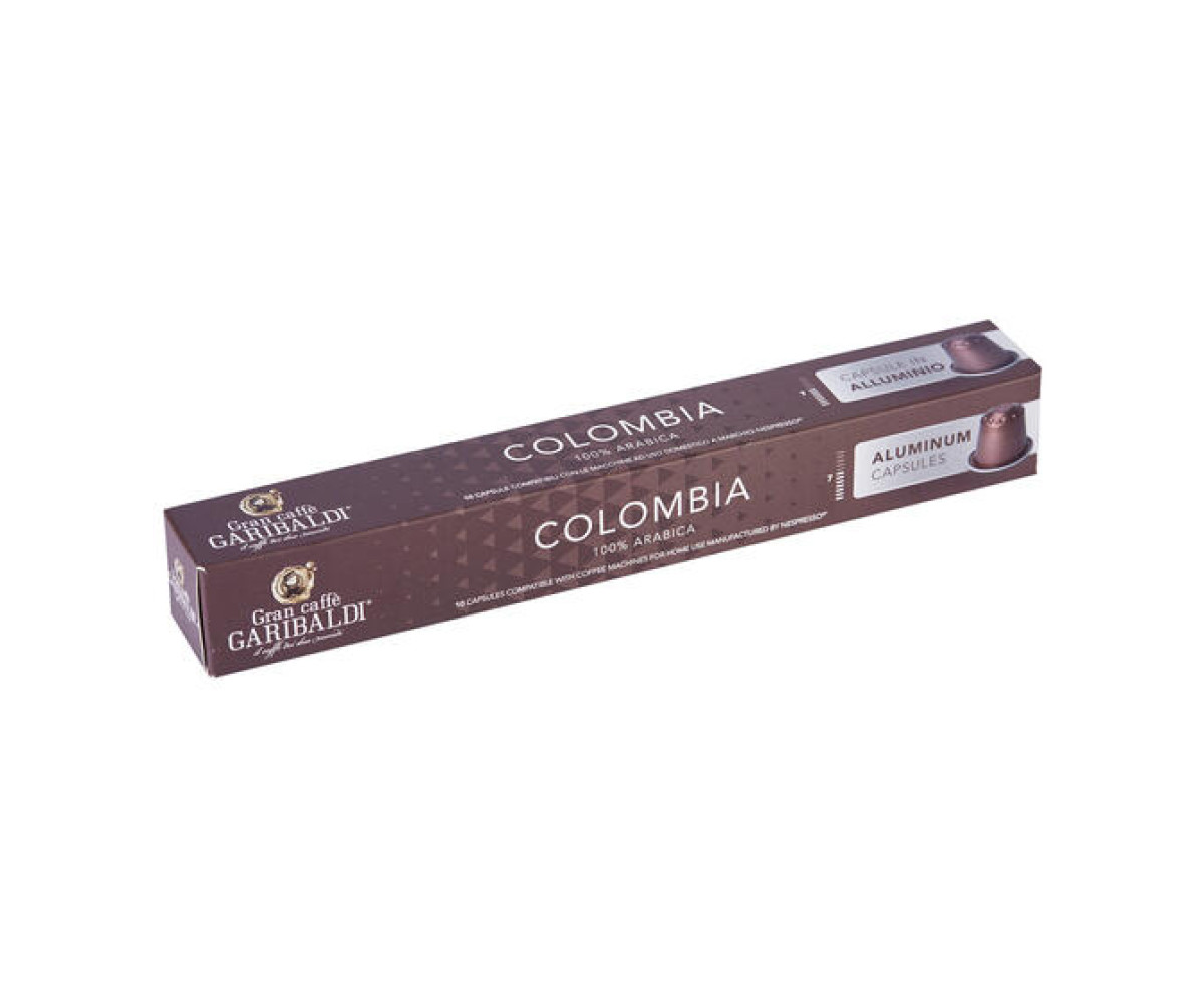 GARIBALDI Alluminio Colombia – капсули Nespresso® 10 бр. GARIBALDI Alluminio Colombia – капсули Nespresso® 10 бр.
