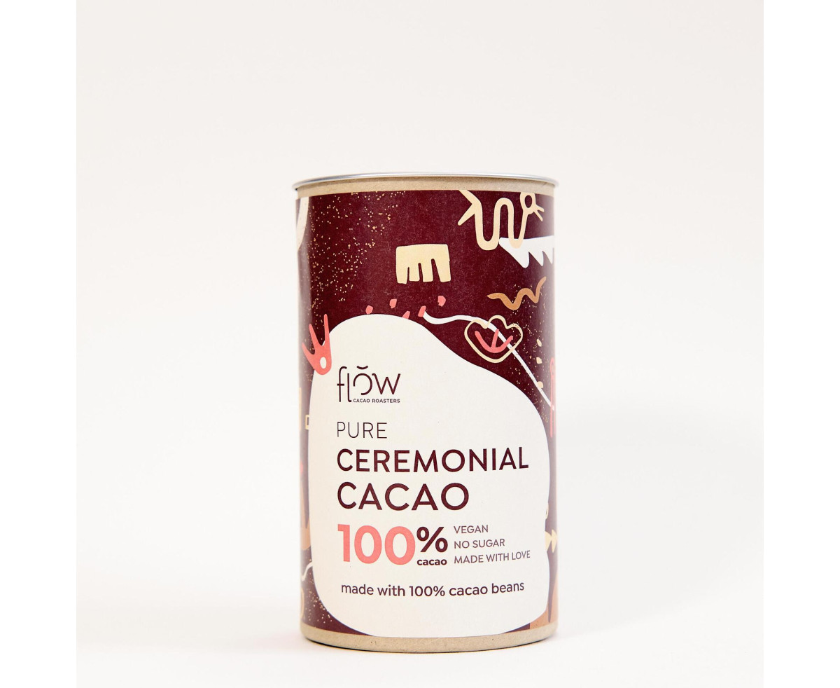 Flow Cacao ШОКОЛАД ЗА ПИЕНЕ 100% ЧИСТО КАКАО ( ЦЕРЕМОНИАЛНО КАКАО ) - 200 гр