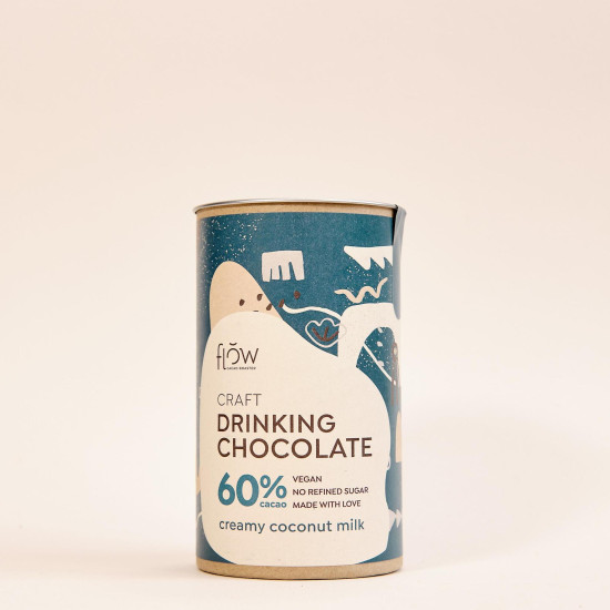 Flow Cacao Шоколад за пиене 60% с кокосово мляко, 200 гр.
