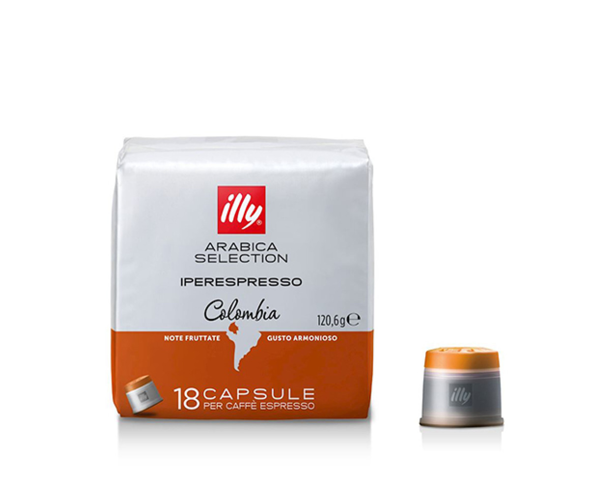 illy Iper Home Monoarabica Colombia - 18 capsules | illy Iper Home Monoarabica Colombia - 18 capsules | | |