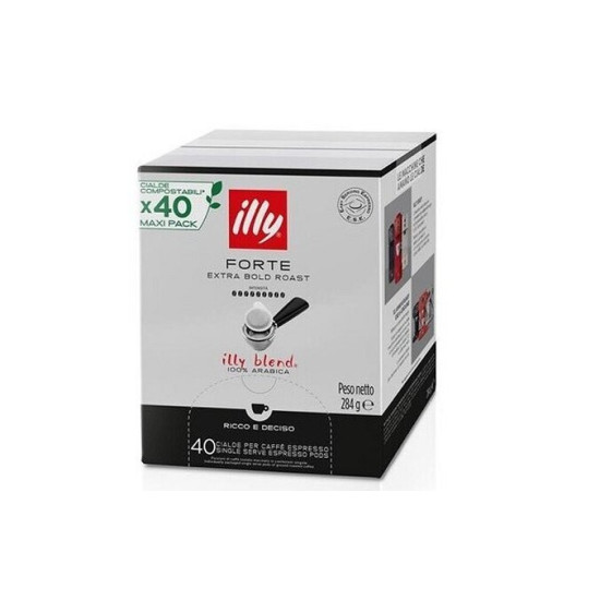 illy forte моно дози - 40 бр. в кутия, e.s.e. падове
