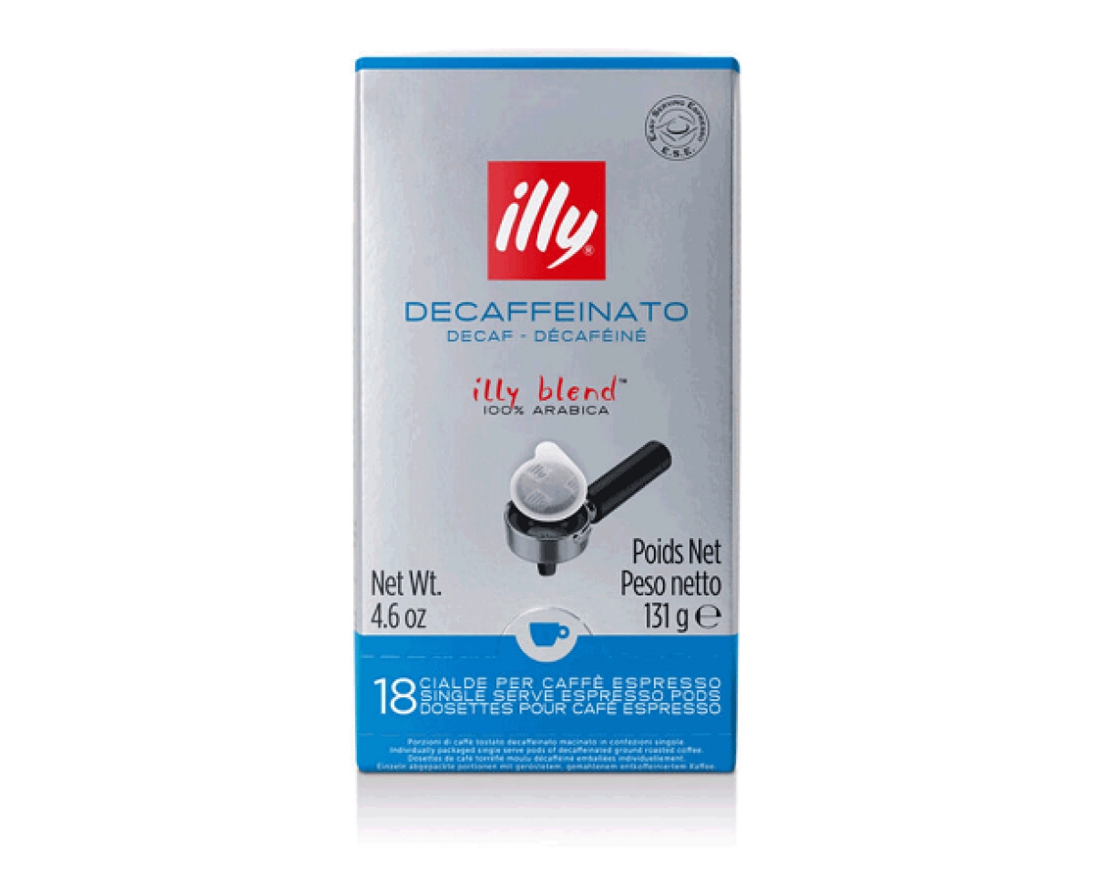 illy decaf espresso mono doses - 18 pcs, e.s.e. pads illy decaf espresso mono doses - 18 pcs, e.s.e. pads