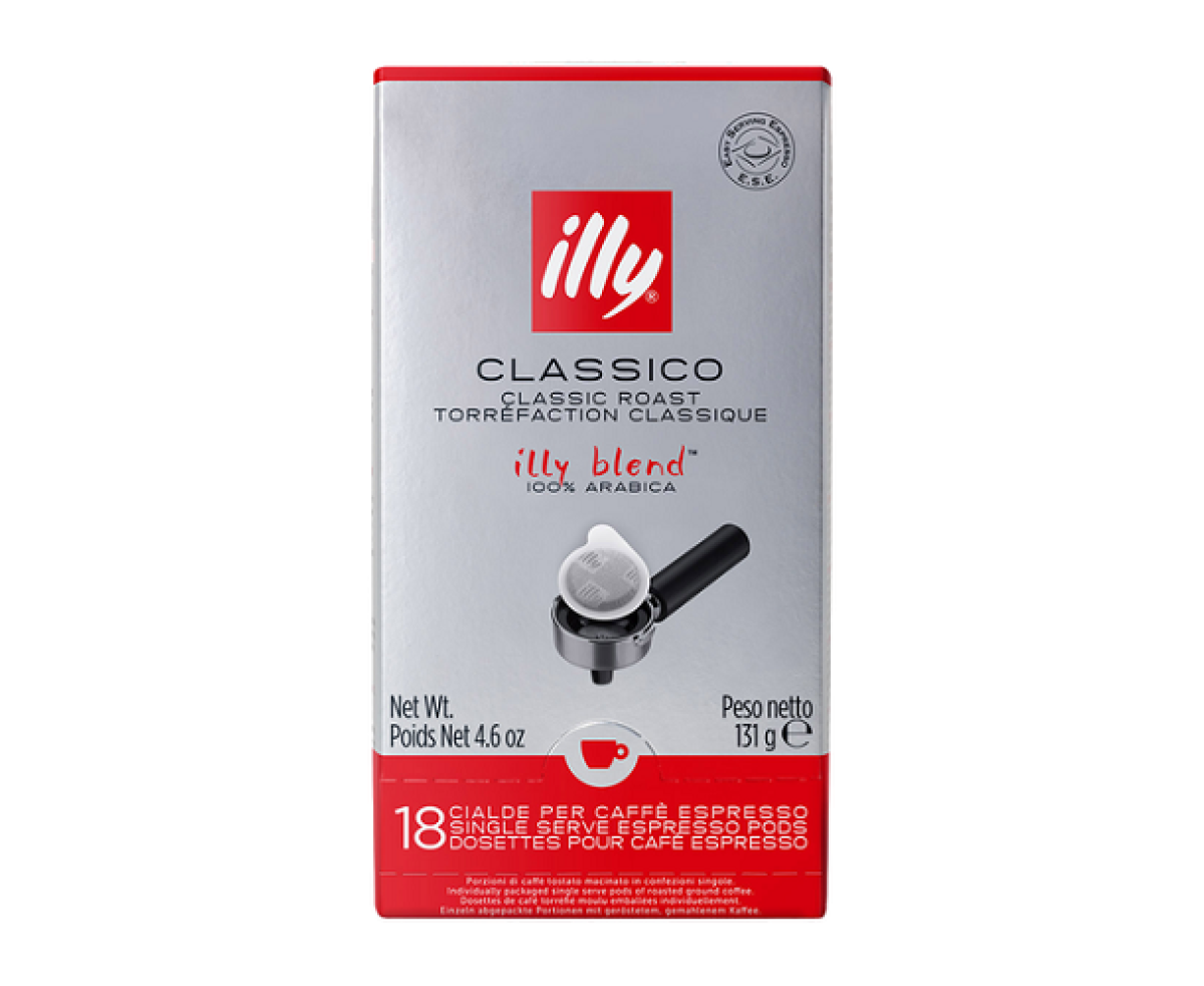 illy espresso mono doses - 18 pcs, e.s.e. pads