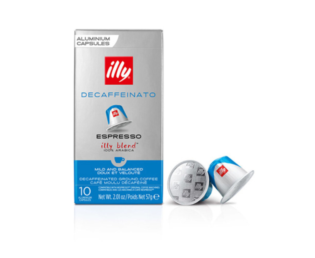 Illy Espresso Decaffeinato Nespresso съвместими капсули Illy Espresso Decaffeinato Nespresso съвместими капсули