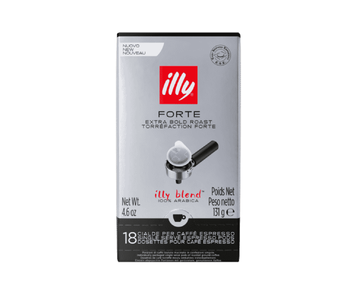 illy Forte моно дози - 18 бр в кутия, e.s.e. падове | Illy Моно дози illy Forte моно дози - 18 бр в кутия, e.s.e. падове| Illy Моно дози | Е.S.E mono doses |