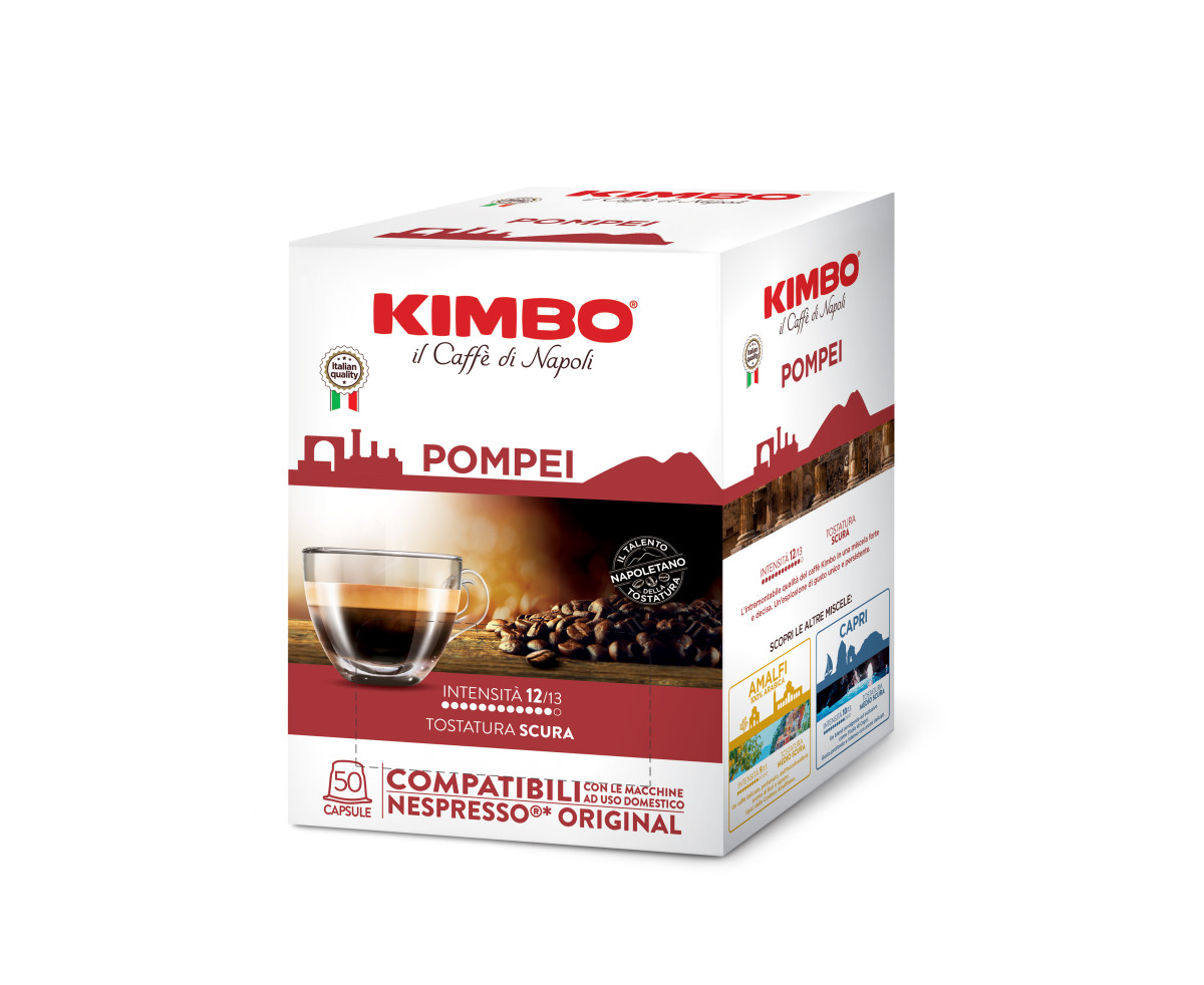 KIMBO POMPEI 50бр Nespresso съвместими | Nespresso съвместими KIMBO POMPEI 50бр Nespresso съвместими | Nespresso съвместими | Кафе капсули |