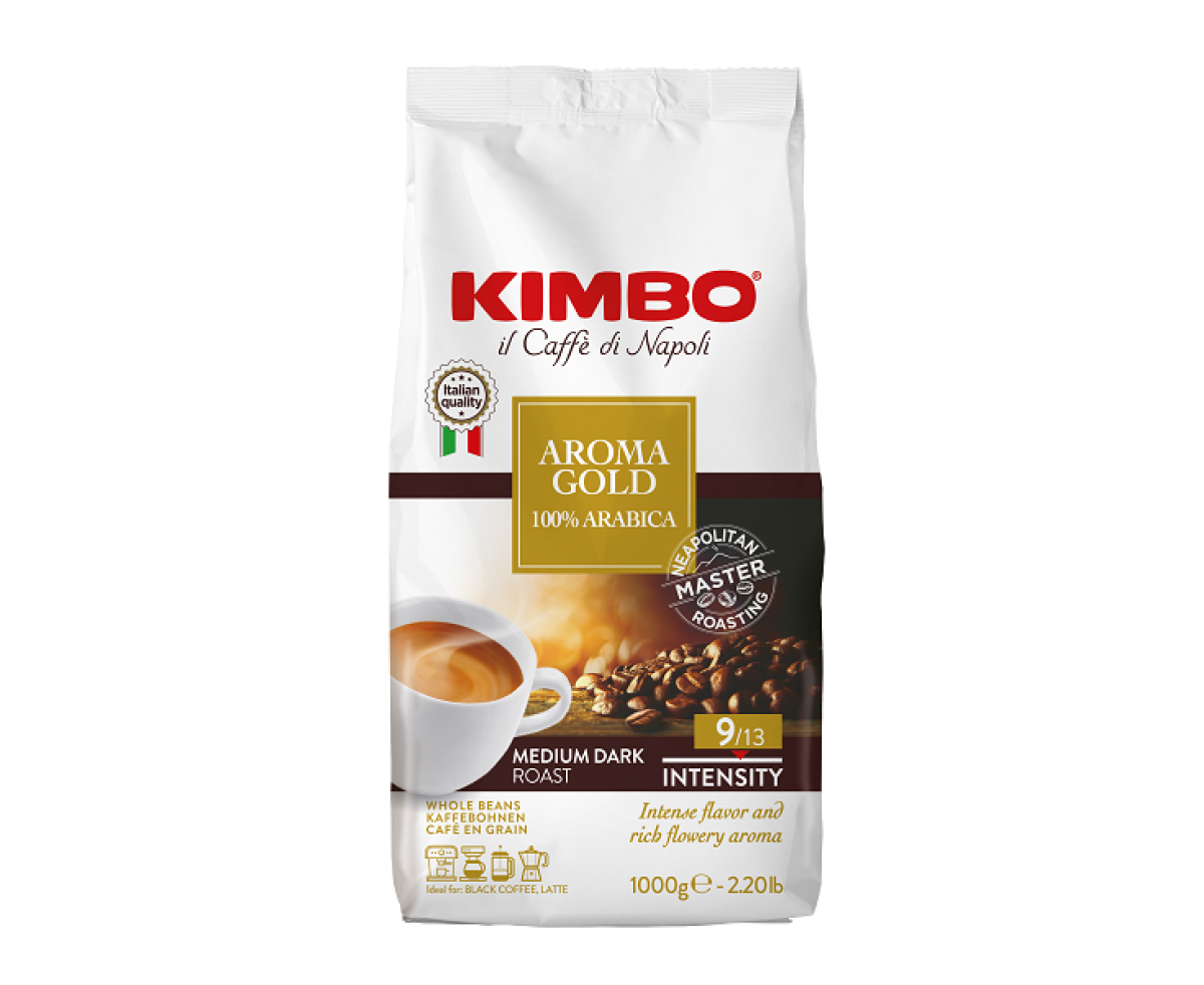 Kimbo Aroma Gold - 1 kg - Кафе на Зърна - Кимбо Арома Голд