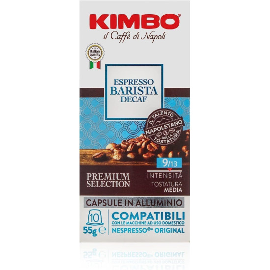 Kimbo Espresso Barista Decaf алуминиеви капсули за Nespresso кафемашина