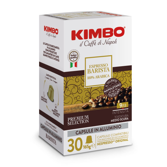 Kimbo Espresso Barista 30 бр. алуминиеви капсули за Nespresso кафемашина