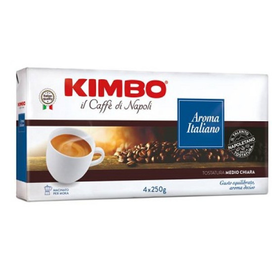 Kimbo Aroma Italiano мляно кафе 4x250 гр.