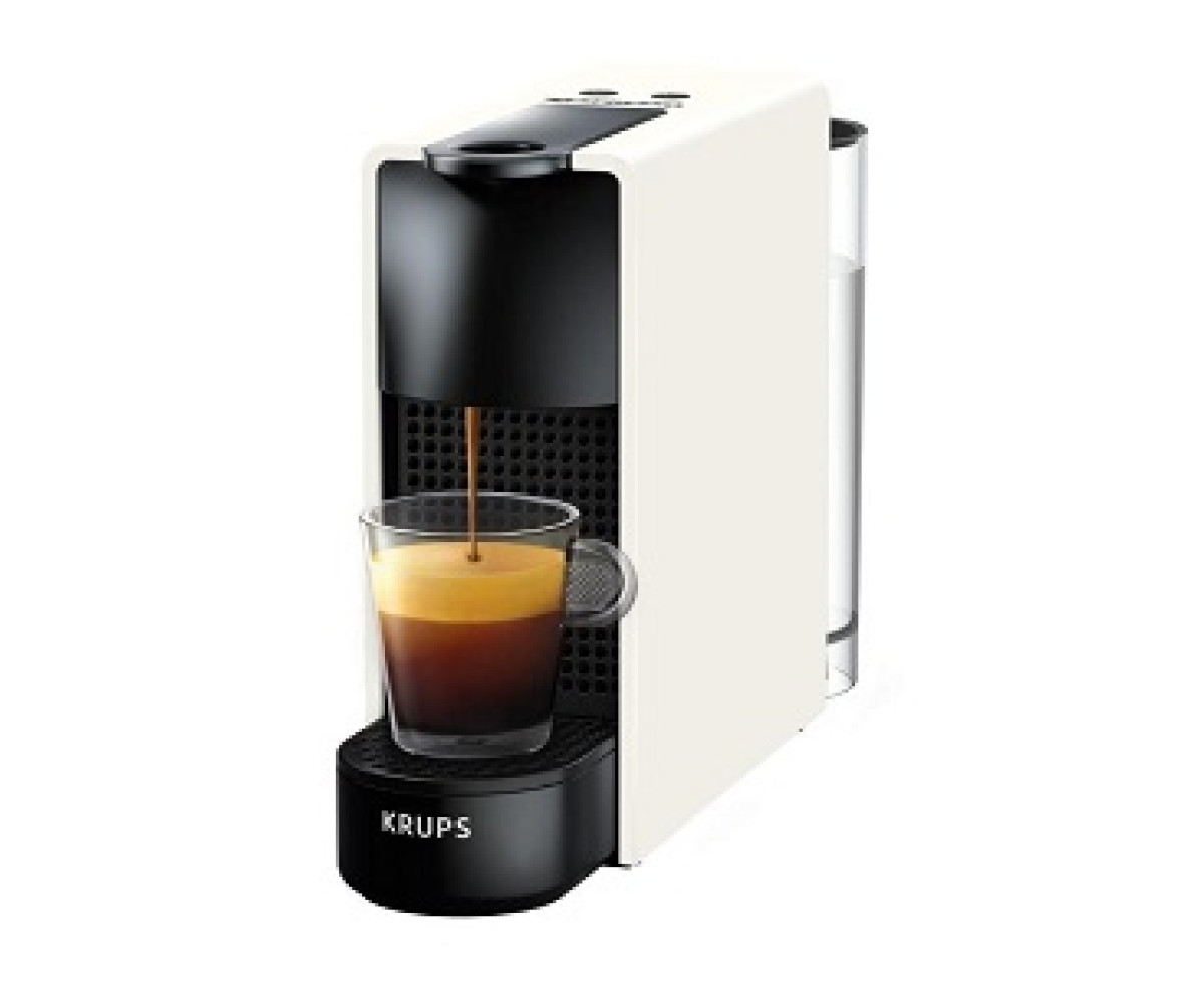 Nespresso Krups Essenza Mini кафемашина бяла Nespresso Krups Essenza Mini кафемашина бяла