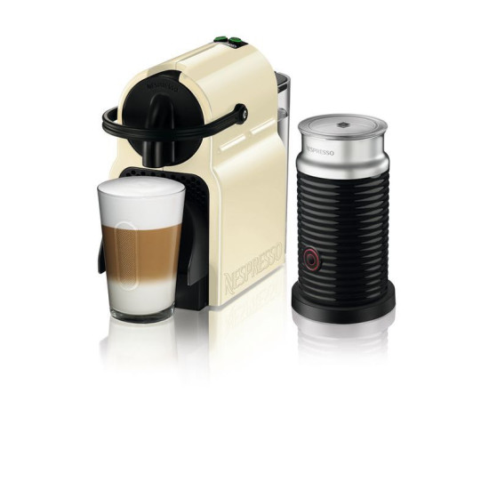 Nespresso Inissia Cream кафемашина със система Aeroccino за мляко