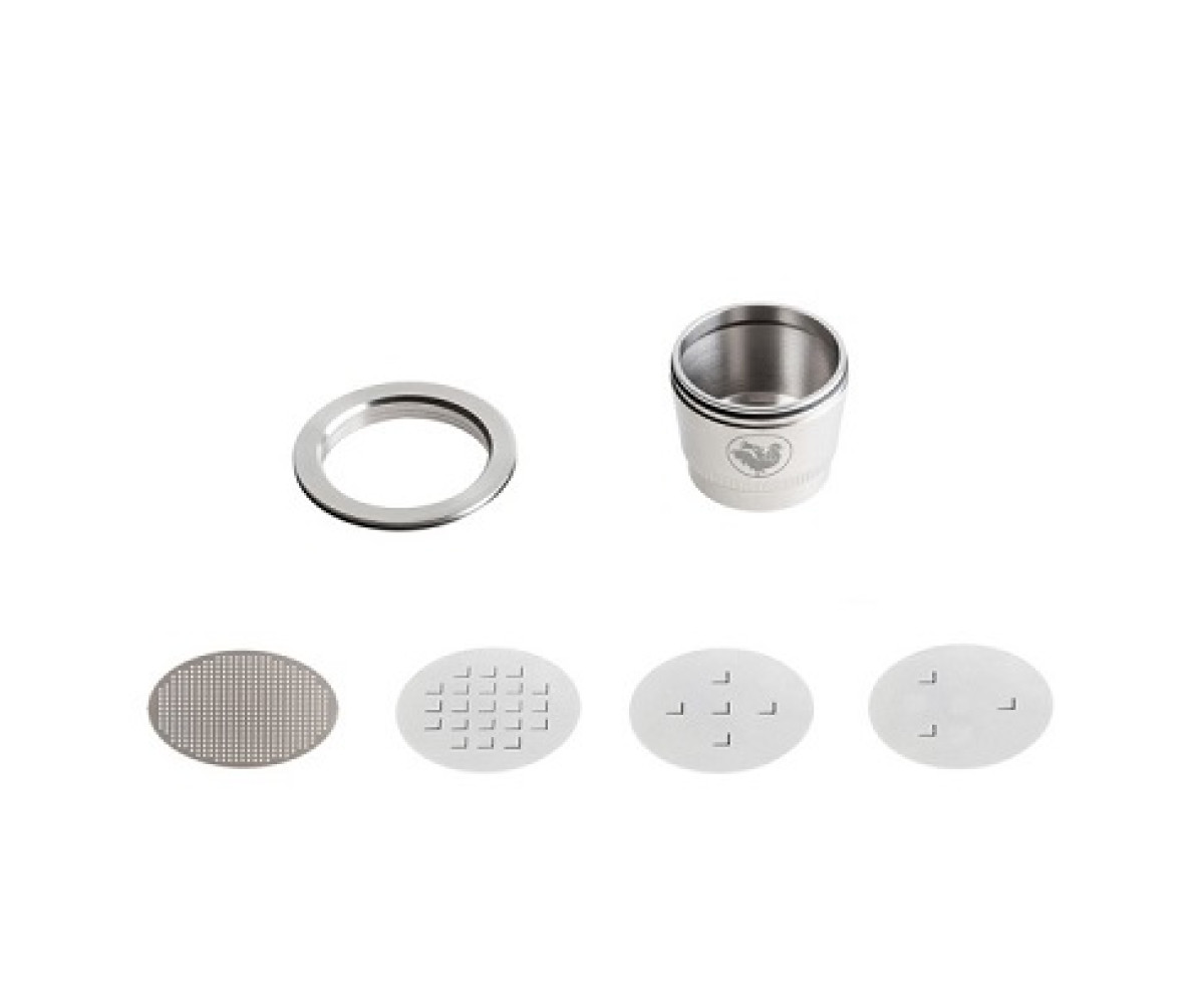 WAYCAP капсули за многократна употреба от неръждаема стомана за Nespresso кафемашина- 2 бр
