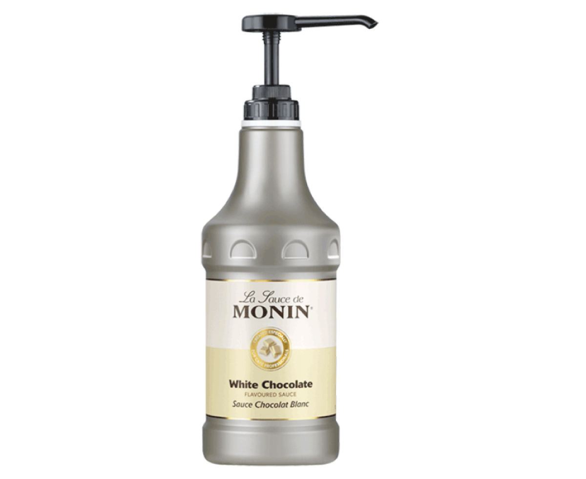 Monin White Chocolate Gourmet Sauce 