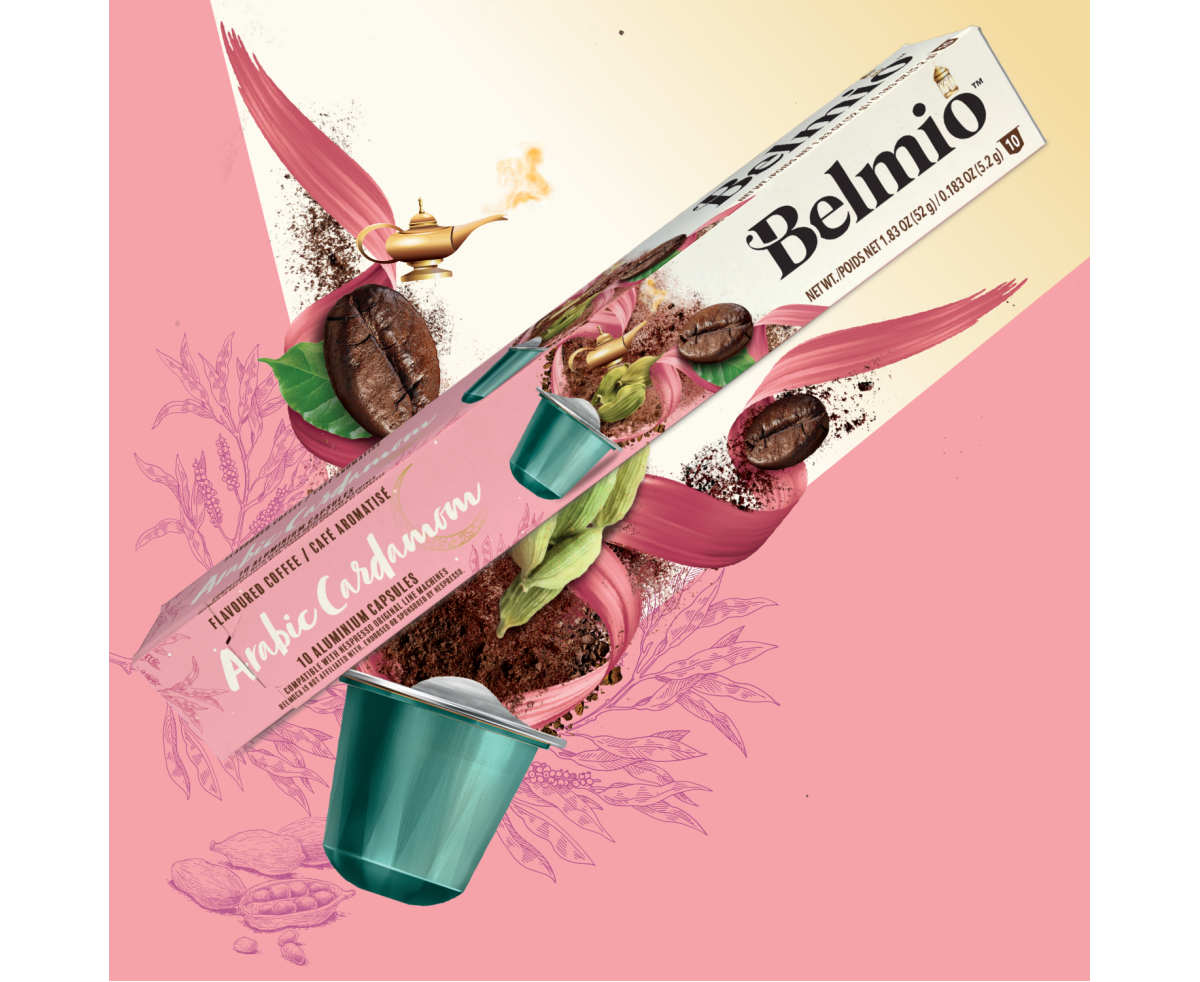 Belmio Cardamom 10бр Nespresso съвместими капсули с вкус на Кардамон