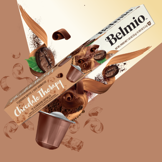 Belmio Chocolate Therapy 10бр Nespresso съвместими капсули с вкус на Шоколад