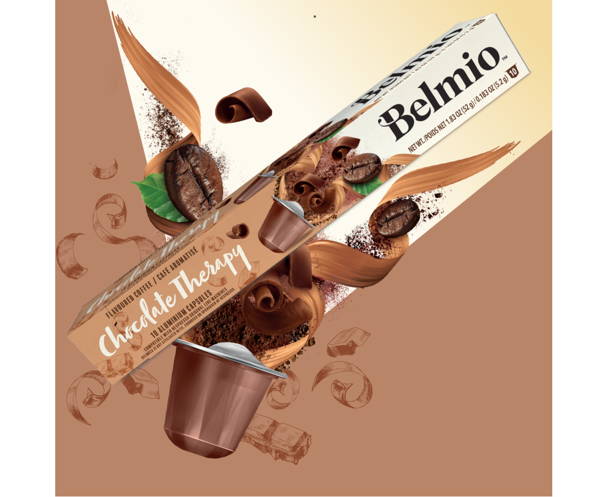 Belmio Chocolate Therapy 10бр Nespresso съвместими капсули с вкус на Шоколад