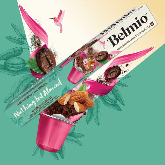 Belmio Nut'hing but Almond 10бр Nespresso съвместими капсули с вкус на Бадем