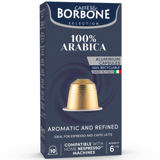 Borbone 100% Аrabica 10бр капсули съвместими за Nespresso кафемашина