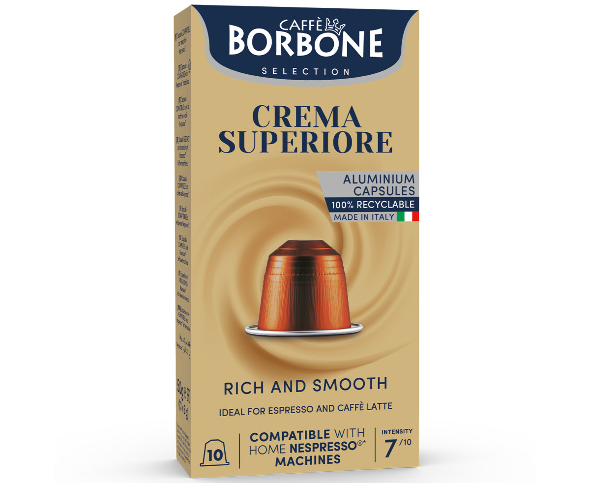 Borbone Crema Superiore 10бр капсули съвместими за Nespresso кафемашина