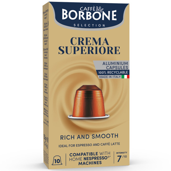 Borbone Crema Superiore 10бр капсули съвместими за Nespresso кафемашина