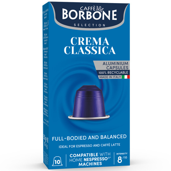 Borbone Crema Classico ПРОМО СЕТ 4+1 ПОДАРЪК Nespresso съвместими капсули