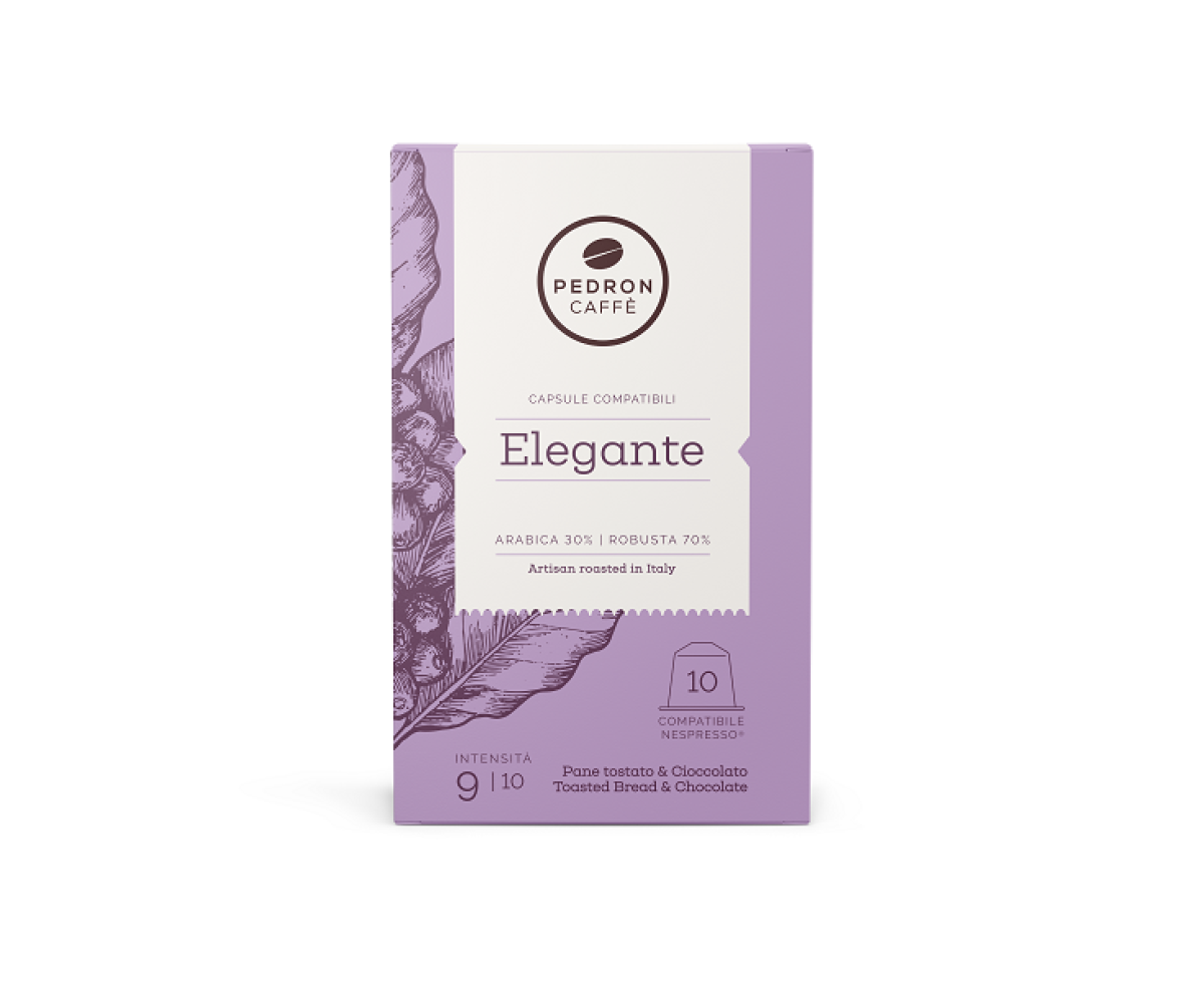 Pedron Caffe Elegante 10бр Nespresso съвместими капсули