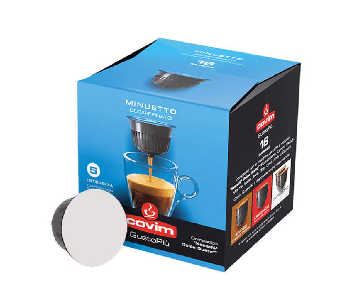 COVIM Minuetto Decaffeinato– капсули "Dolce Gusto“ 16 бр.