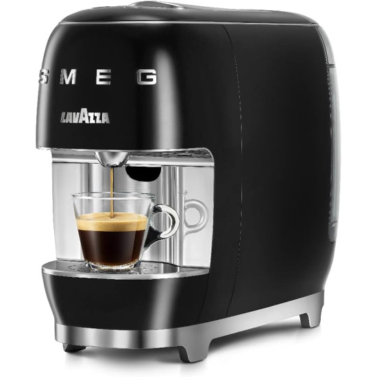 Кафемашина Smeg Lavazza A Modo Mio черна + 12 кутии подарък 