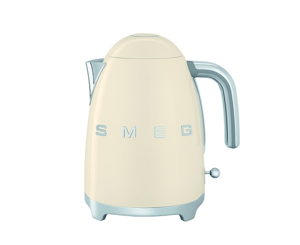 Термокана Smeg 50`s Style кремава, 1.7л