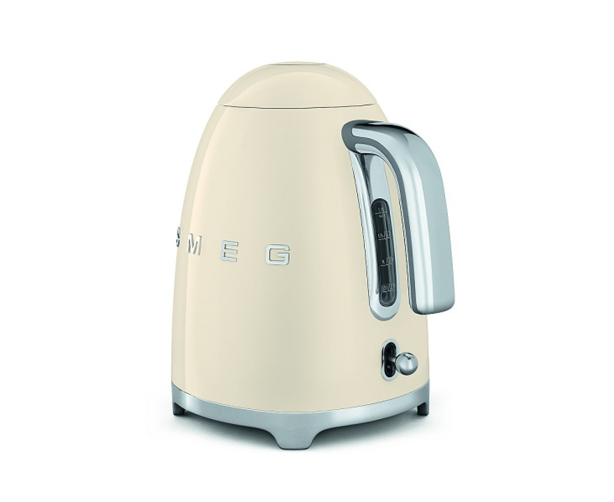 Термокана Smeg 50`s Style кремава, 1.7л