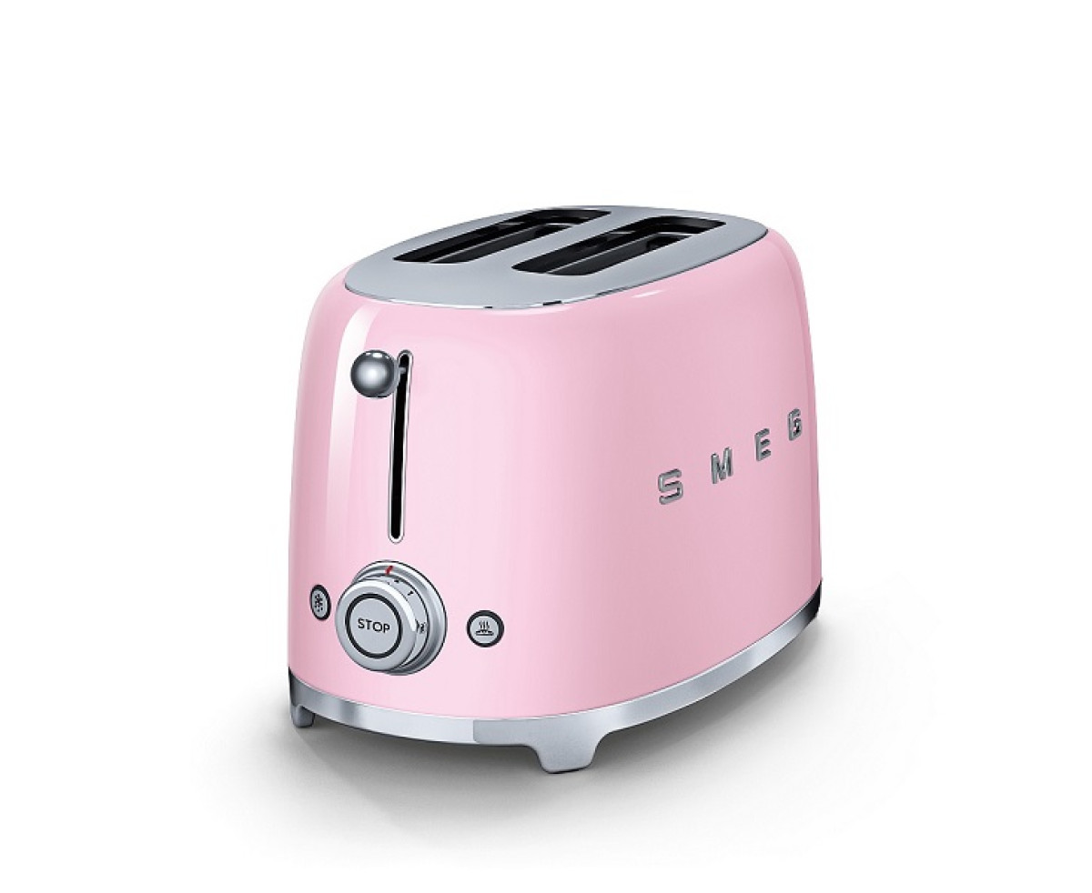 Smeg 50`s Style тостер цвят розов