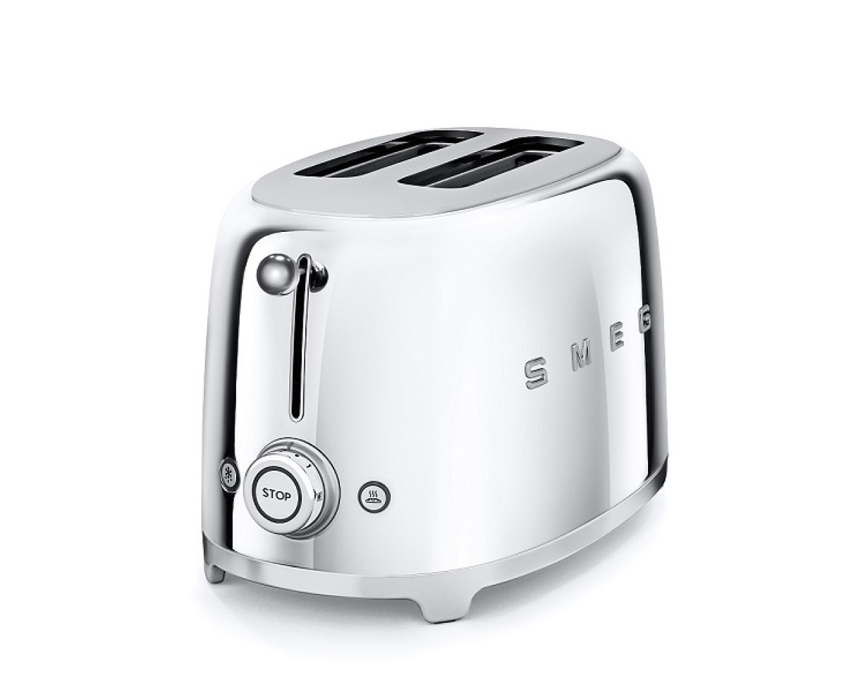 Smeg 50`s Style тостер цвят Хром / сребро