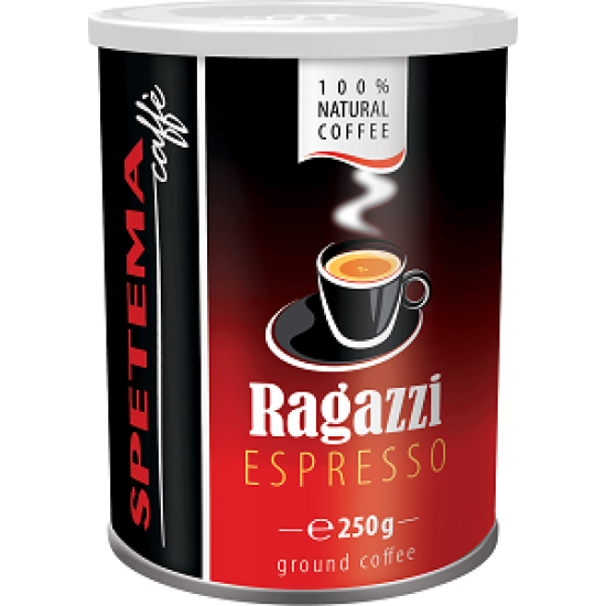 Spetema Ragazzi Espresso 250гр мляно кафе в метална кутия