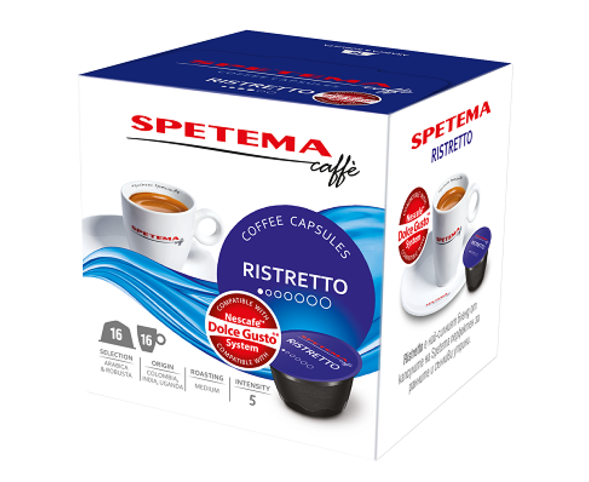 Spetema Ristretto  16 бр капсули за Dolce Gusto кафемашина