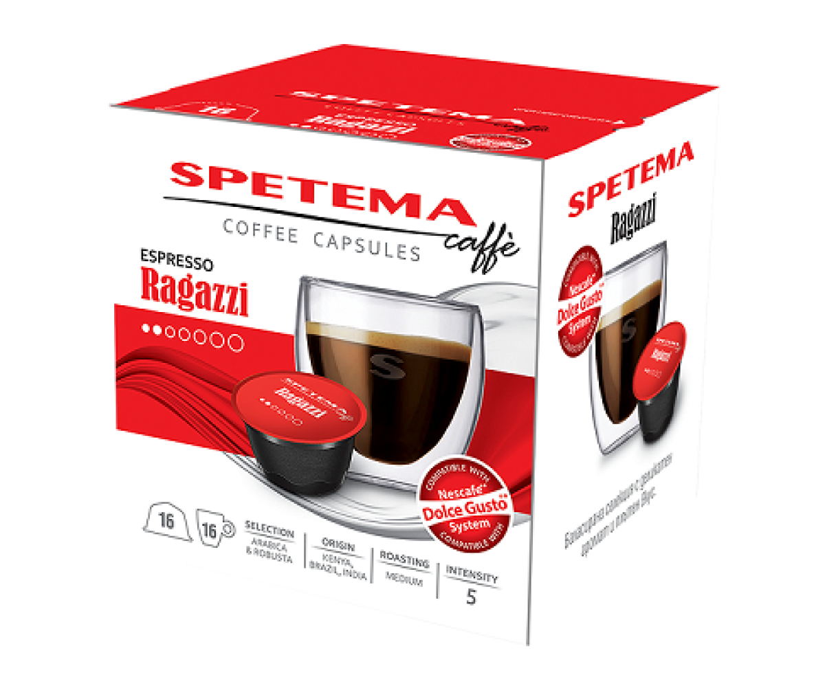Spetema Ragazzi 16 бр капсули за Dolce Gusto кафемашина