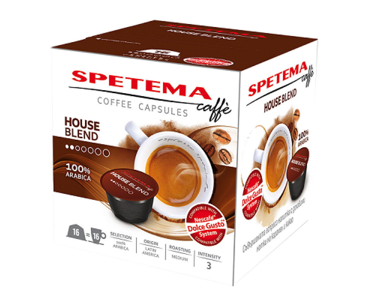 Spetema House Blend 16 бр капсули за Dolce Gusto кафемашина