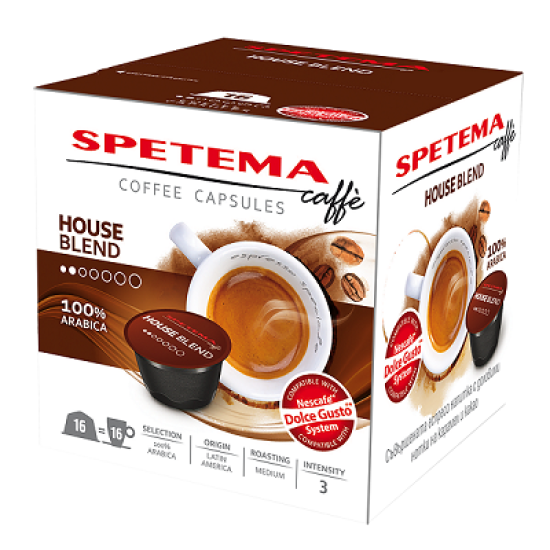 Spetema House Blend 16 бр капсули за Dolce Gusto кафемашина