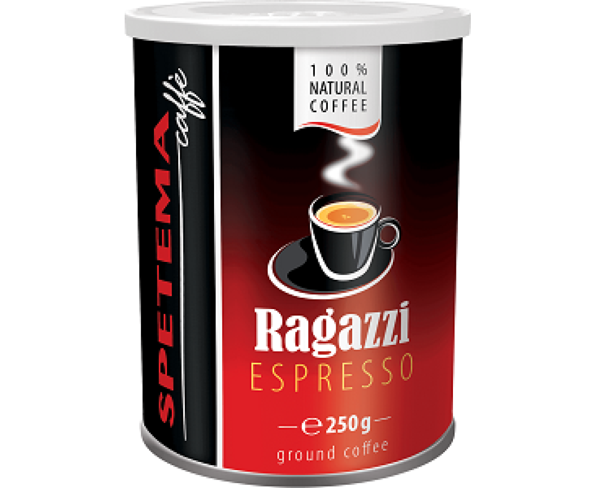 Spetema Ragazzi Espresso 250 гр. мляно кафе в метална кутия
