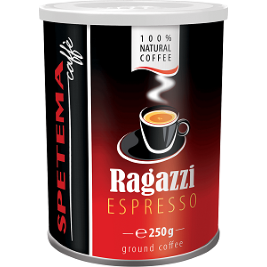 Spetema Ragazzi Espresso 250 гр. мляно кафе в метална кутия
