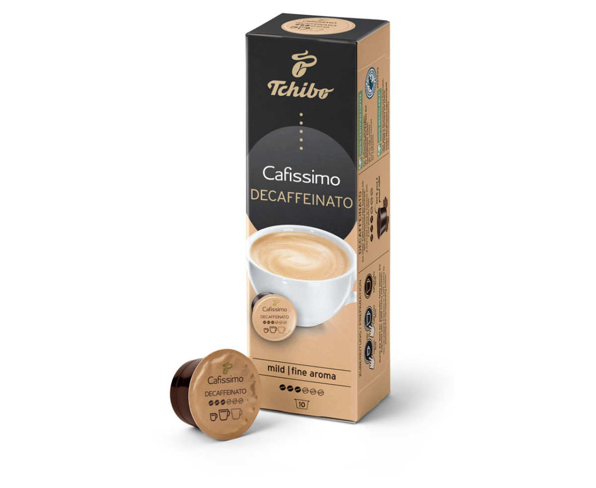 Tchibo Cafissimo Decaffeinato Coffee - 10 бр. Капсули