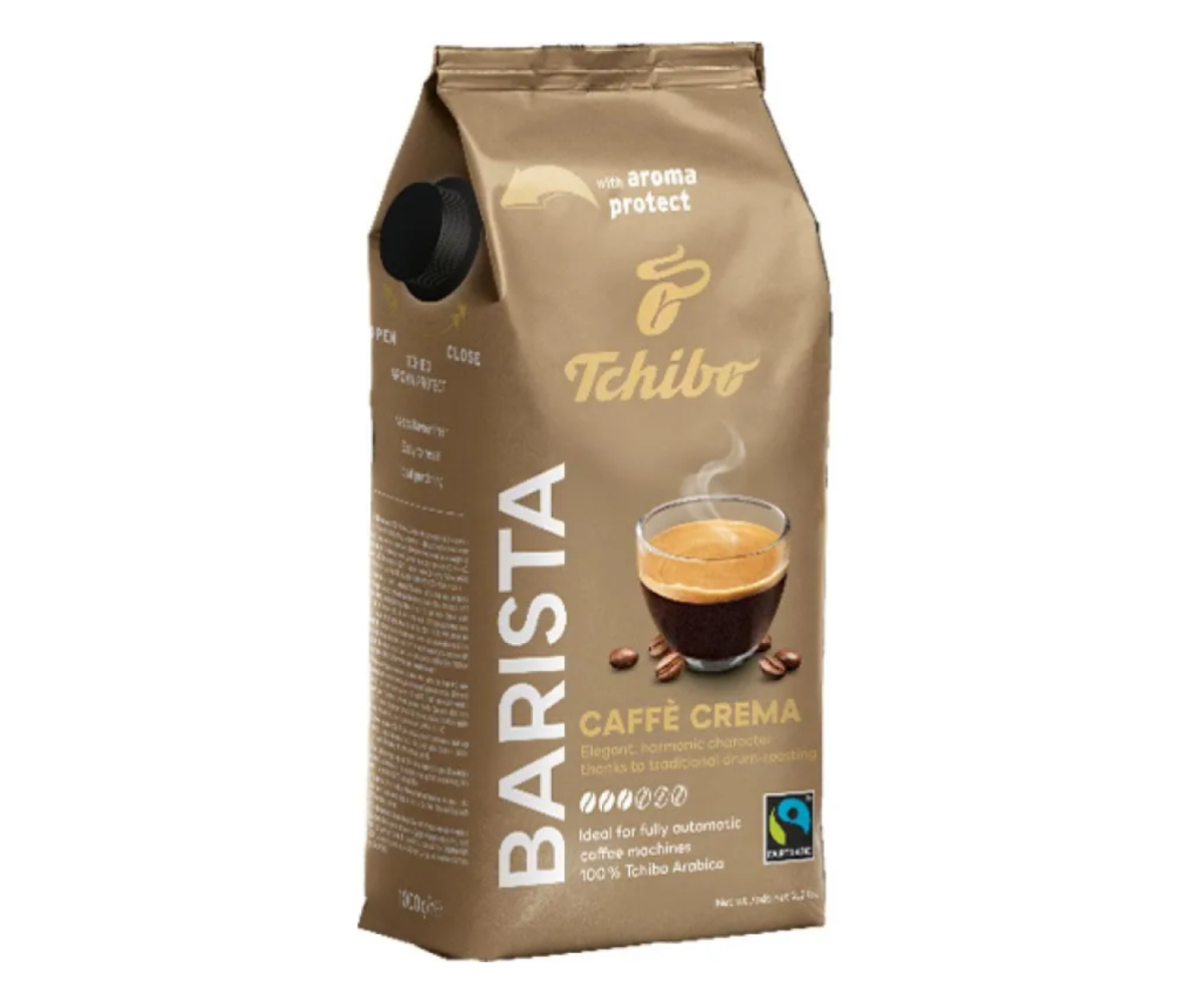 Tchibo Barista Caffe Crema 1кг кафе на зърна