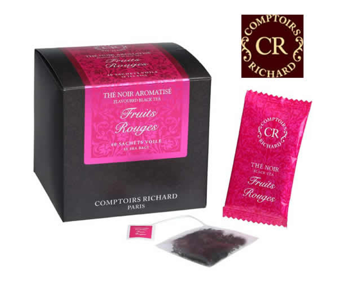 Comptoirs Richard Fruits Rouges  - 40бр сашета черен чай Горски плодове 