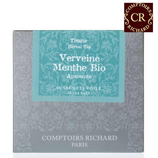 Comptoirs Richard Verveine Menthe Bio  - 40бр сашета био билков чай върбинка и мента