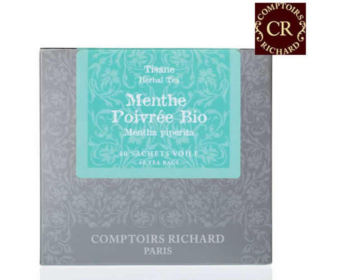 Comptoirs Richard Menthe Poivrée Bio - 40бр сашета билков чай био Мента
