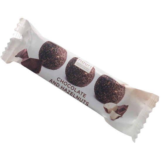 Веган бонбони  Nouri с шоколад и лешници 3бр